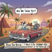 Mubin Tushar — Are We There Yet Road Trip Rhythm Miles To Go Journey Kid Almost At The Finish Line
